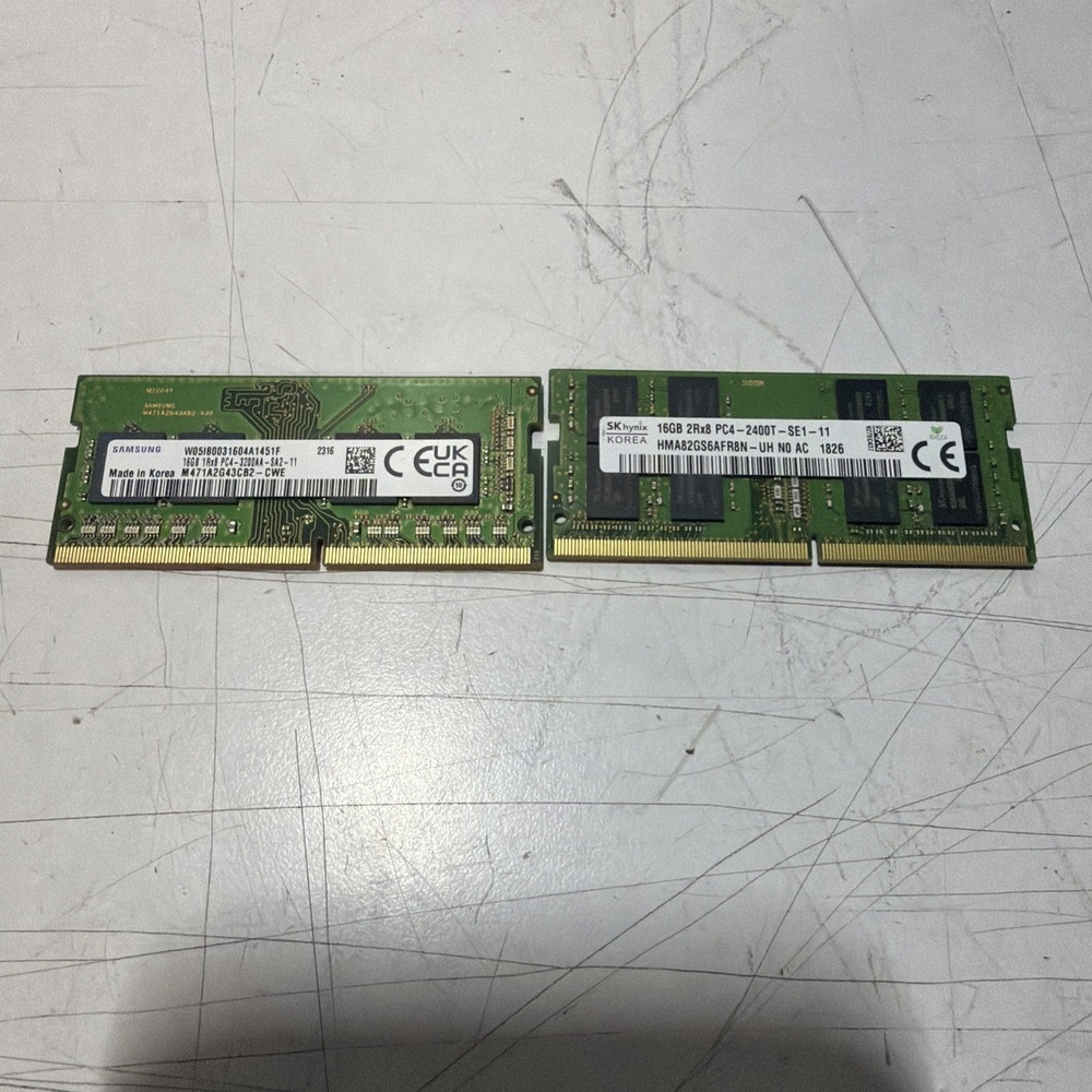 (Lot Of 2) 16gb PC4 Laptop Ram